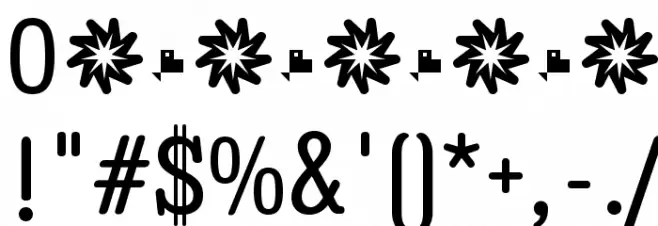 Enagol Math Medium Font OTHER CHARS