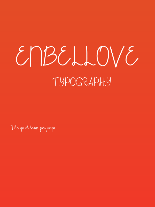 Enbellove Poster