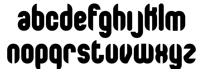 Encapsulate Plain BRK Font LOWERCASE