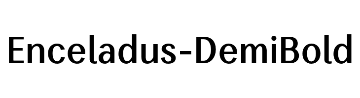 Enceladus-DemiBold  Descarca Fonturi Gratis
