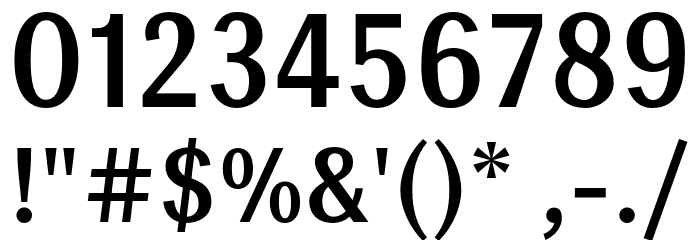 Enceladus-DemiBold Font OTHER CHARS