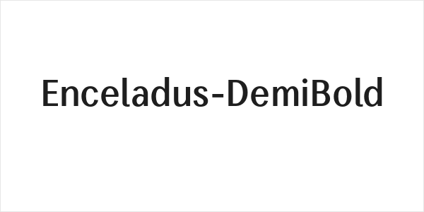 Enceladus-DemiBold Logo