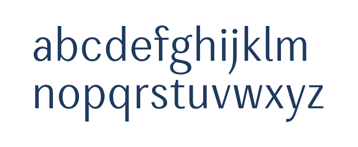 Enceladus-Regular Lowercase