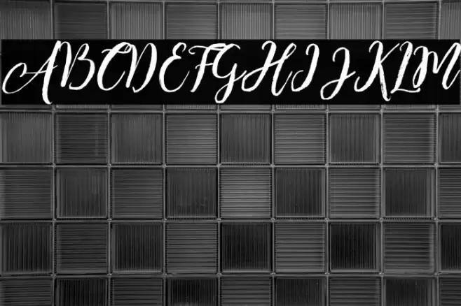 Enchanted Brush Font examples