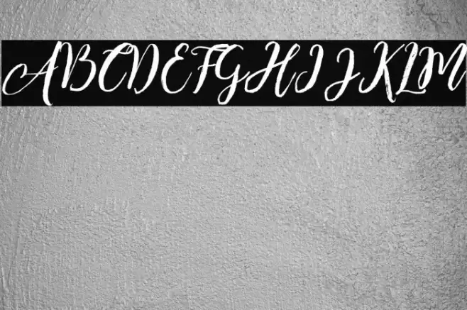 Enchanted Brush Font examples