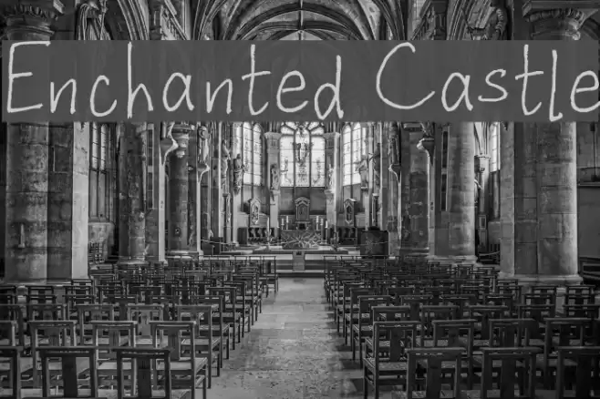 Enchanted Castle Font examples