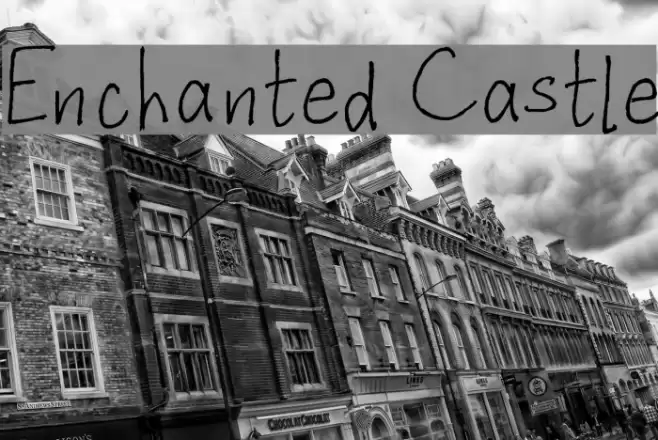 Enchanted Castle Font examples