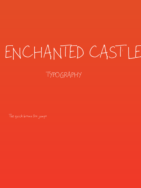 Enchanted Castle Poster