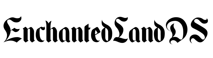 Enchanted Land DS  font caratteri gratis