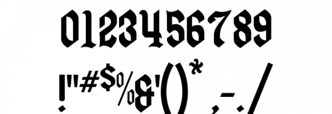 Enchanted Land Font OTHER CHARS