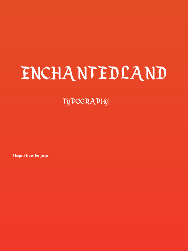 Enchanted Land Poster