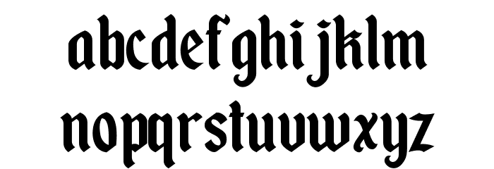 Enchanted Land Font LOWERCASE