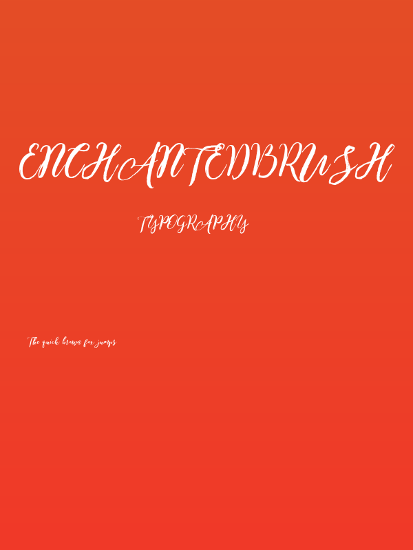 EnchantedBrush Poster