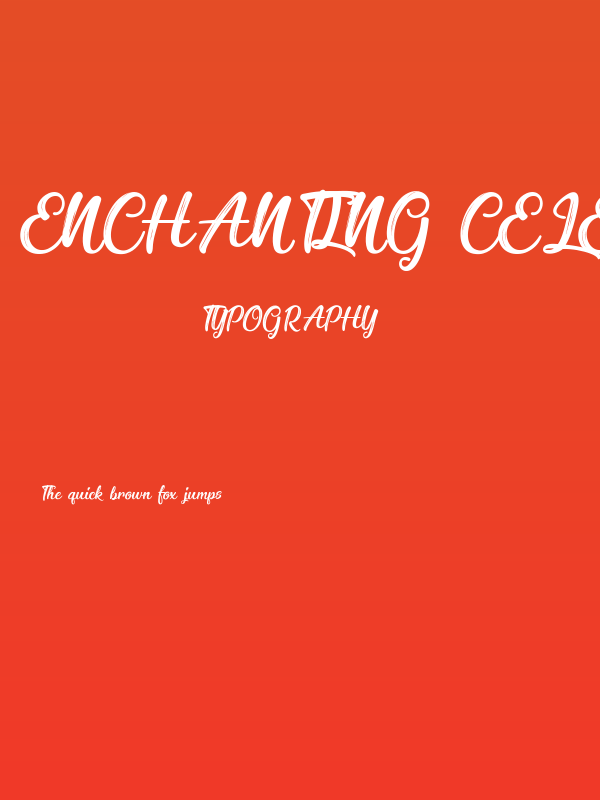 Enchanting Celebrations Poster