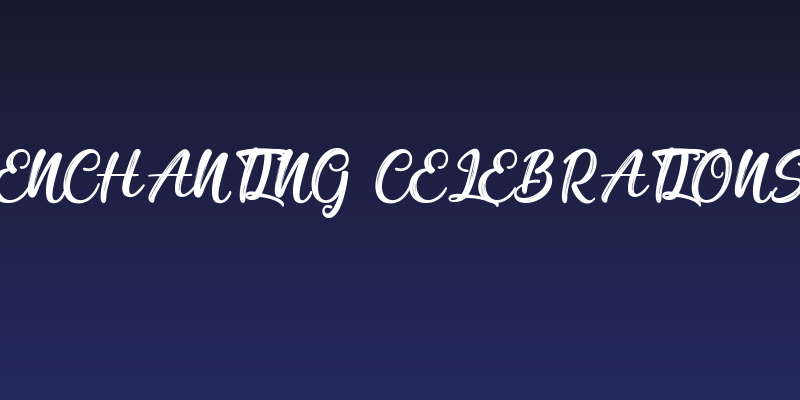 Enchanting Celebrations Social Header