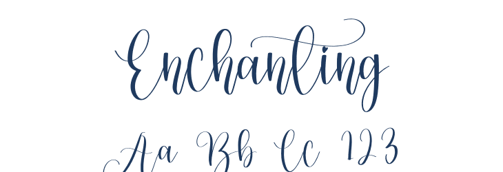 Enchanting Font Preview
