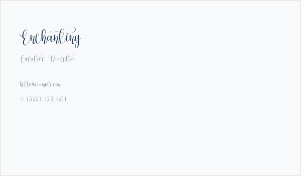 Enchanting Business Card