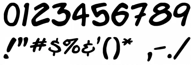 Enchilada Font OTHER CHARS