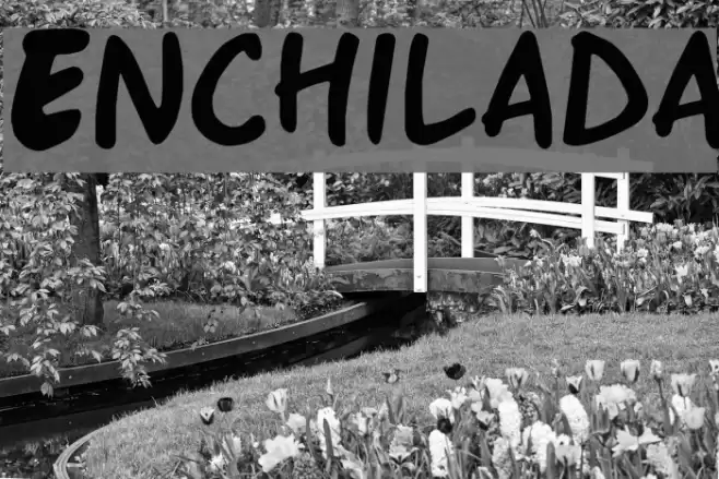 Enchilada Font examples
