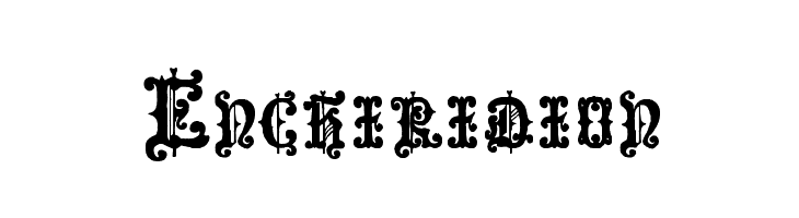 Enchiridion  Free Fonts Download
