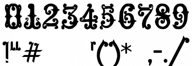 Enchiridion Font OTHER CHARS