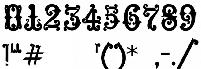 Enchiridion Font OTHER CHARS