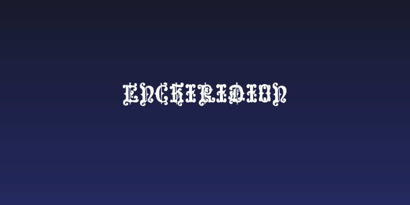 Enchiridion Social Header