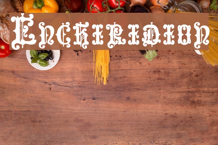 Enchiridion Font examples