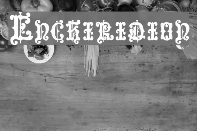 Enchiridion Font examples