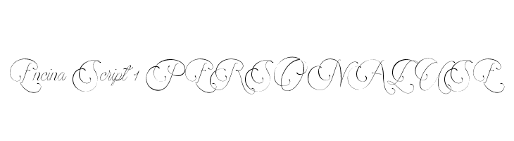 Encina Script 1 PERSONAL USE  Frei Schriftart Herunterladen