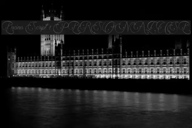 Encina Script 1 PERSONAL USE Font examples