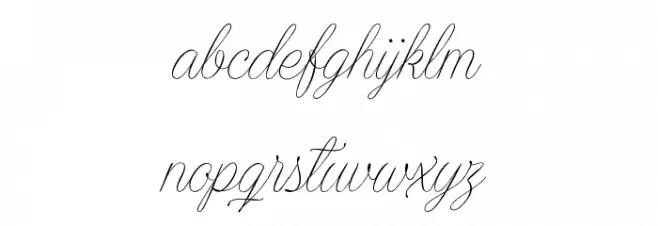 Encina Script 1 PERSONAL USE फ़ॉन्ट लोअरकेस