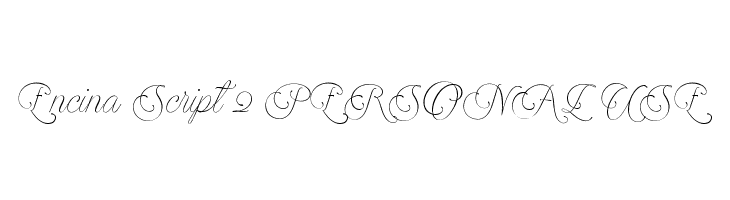Encina Script 2 PERSONAL USE  नि: शुल्क फ़ॉन्ट्स डाउनलोड