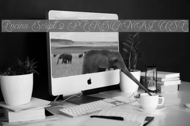 Encina Script 2 PERSONAL USE Font examples