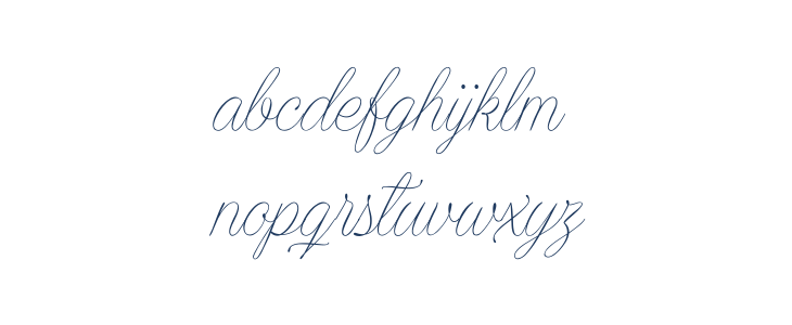 Encina Script 2 PERSONAL USE Lowercase