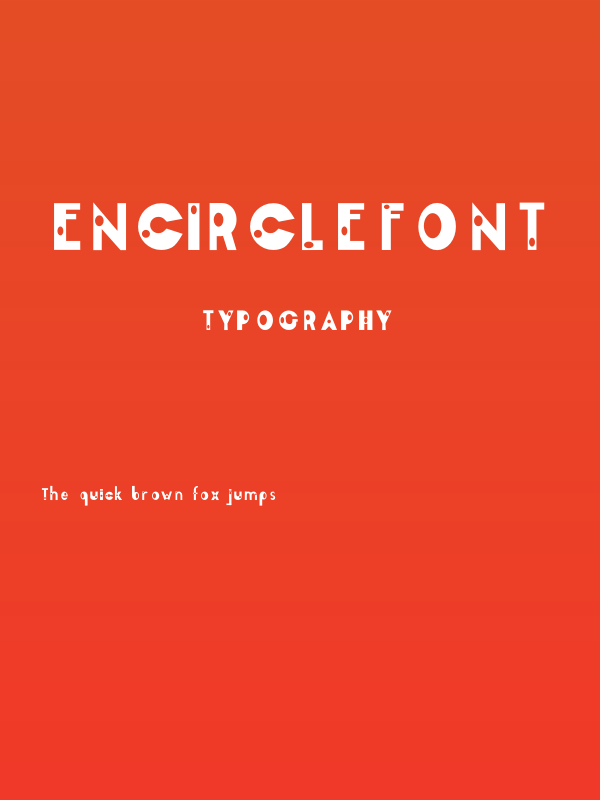 EncircleFont Poster
