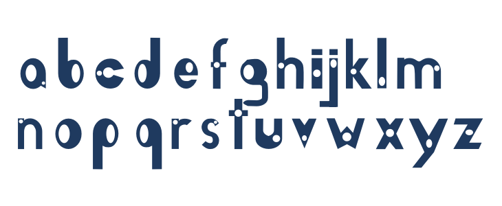 EncircleFont Lowercase
