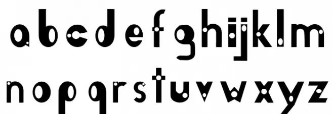 EncircleFont Caratteri MINUSCOLO