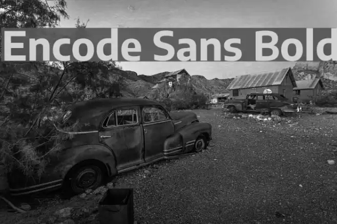 Encode Sans Bold フォント examples