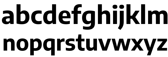Encode Sans Bold Font LOWERCASE