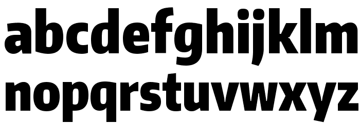 Encode Sans Compressed Black Font LOWERCASE