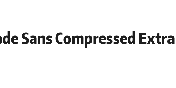 Encode Sans Compressed ExtraBold Logo