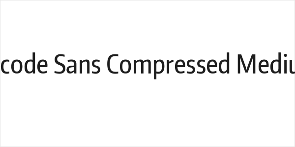 Encode Sans Compressed Medium Logo