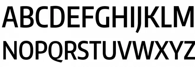 Encode Sans Compressed SemiBold 字体 大写