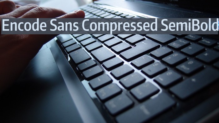 Encode Sans Compressed SemiBold Font examples