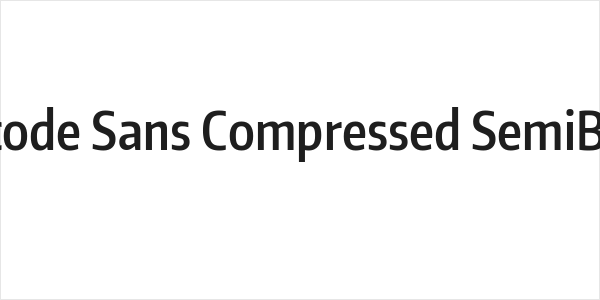 Encode Sans Compressed SemiBold Logo