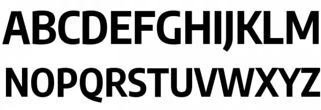 Encode Sans Condensed Bold Шрифта ВЕРХНИЙ