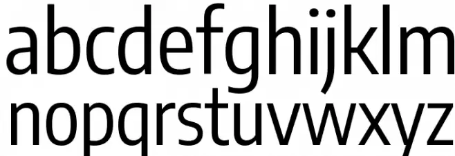Encode Sans Condensed Regular Font Litere mici