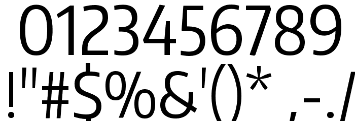 Encode Sans Condensed Font OTHER CHARS