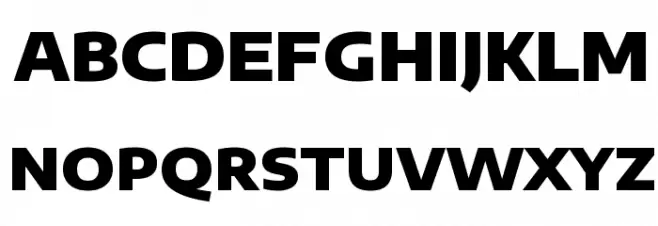 Encode Sans Expanded Black Schriftart Groß